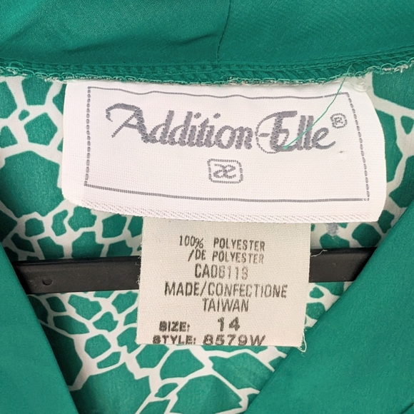 Vintage Funky Shoulder Padded Shiny Cardigan In Size 14 - Picture 4 of 7